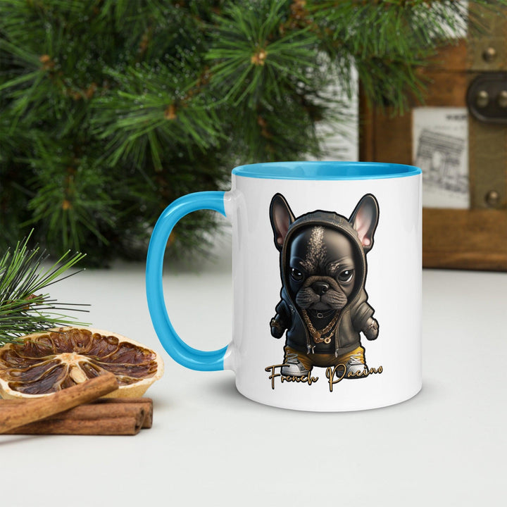 French Pacino Tasse mit farbiger Innenseite - Bobbis Store Hunde