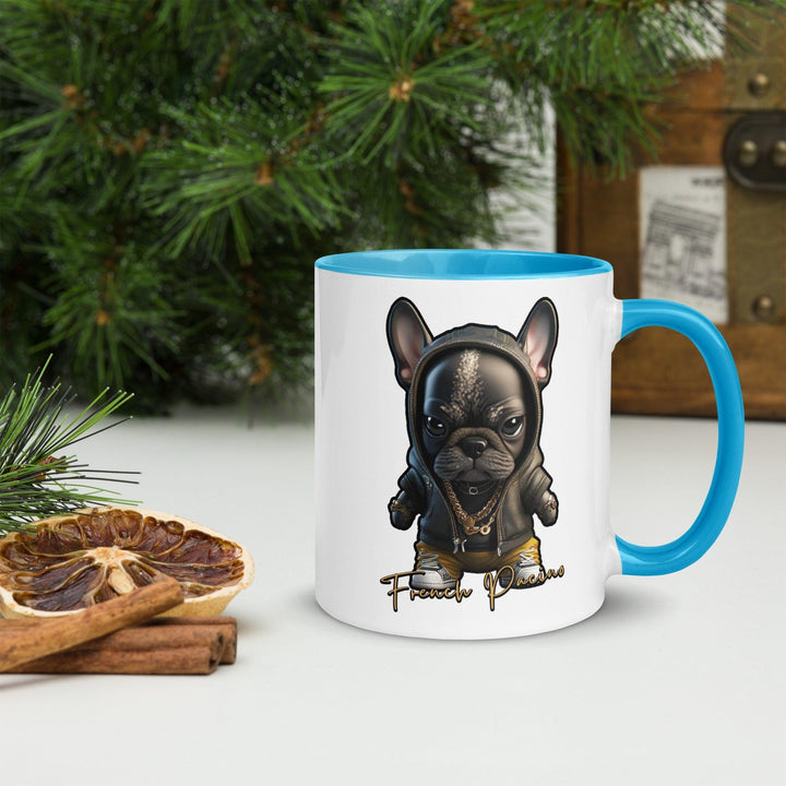 French Pacino Tasse mit farbiger Innenseite - Bobbis Store Hunde