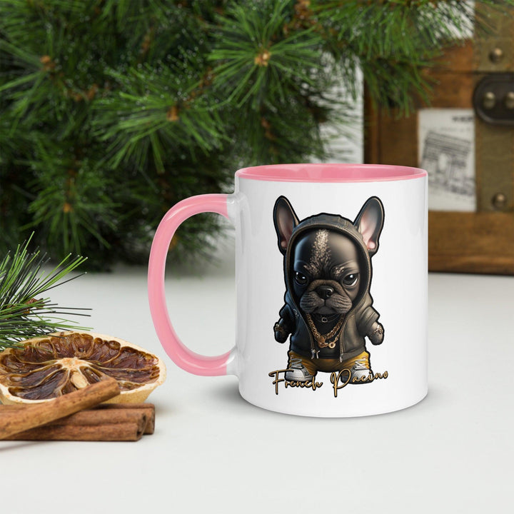 French Pacino Tasse mit farbiger Innenseite - Bobbis Store Hunde