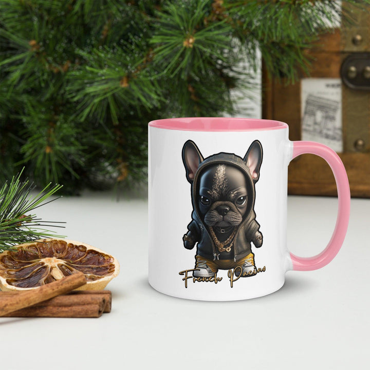 French Pacino Tasse mit farbiger Innenseite - Bobbis Store Hunde