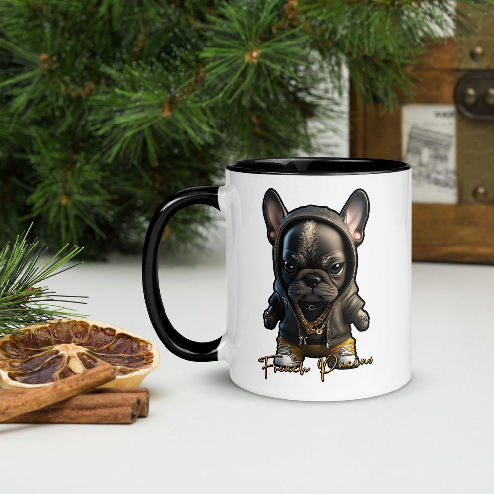 French Pacino Tasse mit farbiger Innenseite - Bobbis Store Hunde