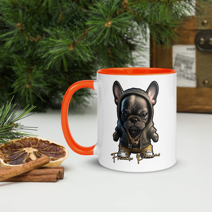 French Pacino Tasse mit farbiger Innenseite - Bobbis Store Hunde