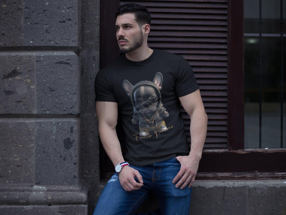 French Pacino Unisex-Bio-Baumwoll-T-Shirt - Bobbis Store Hunde