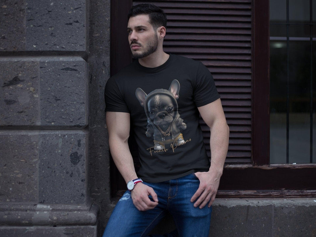 French Pacino Unisex-Bio-Baumwoll-T-Shirt - Bobbis Store Hunde