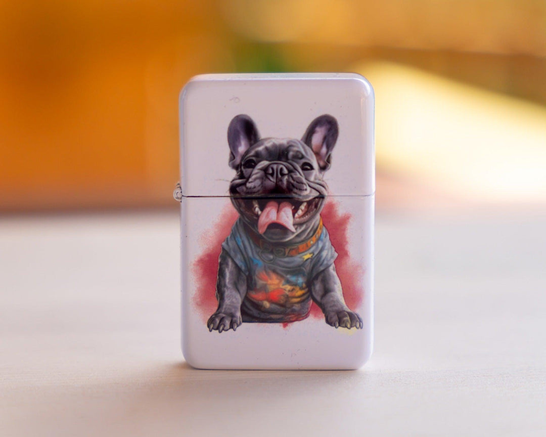 Frenchie-Benzinfeuerzeug - Bobbis Store Hunde