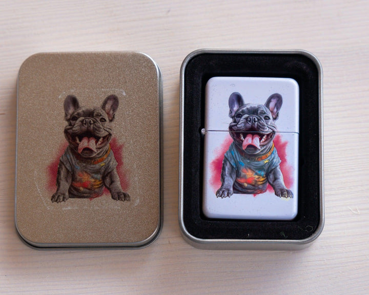 Frenchie-Benzinfeuerzeug - Bobbis Store Hunde