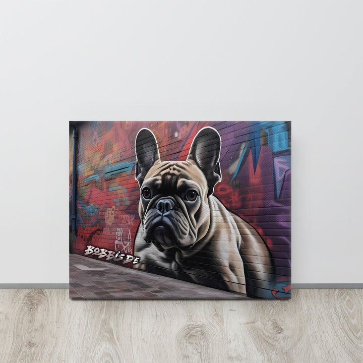 Frenchie Graffiti Leinwand - Bobbis Store Hunde