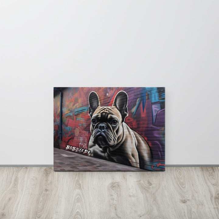 Frenchie Graffiti Leinwand - Bobbis Store Hunde