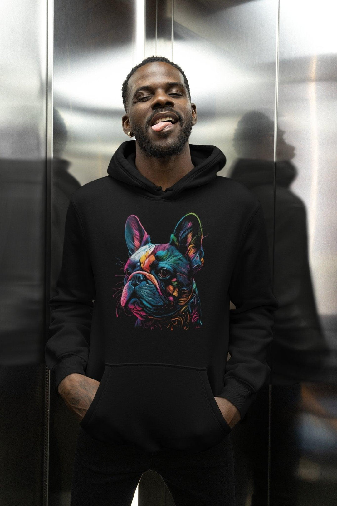 frenchie-of-psychedelic Kapuzenpullover - Bobbis Store Hunde