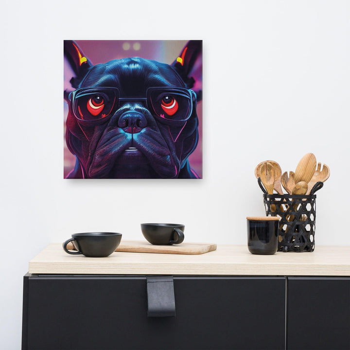 Frenchiepunk 2088 Leinwand - Bobbis Store Hunde