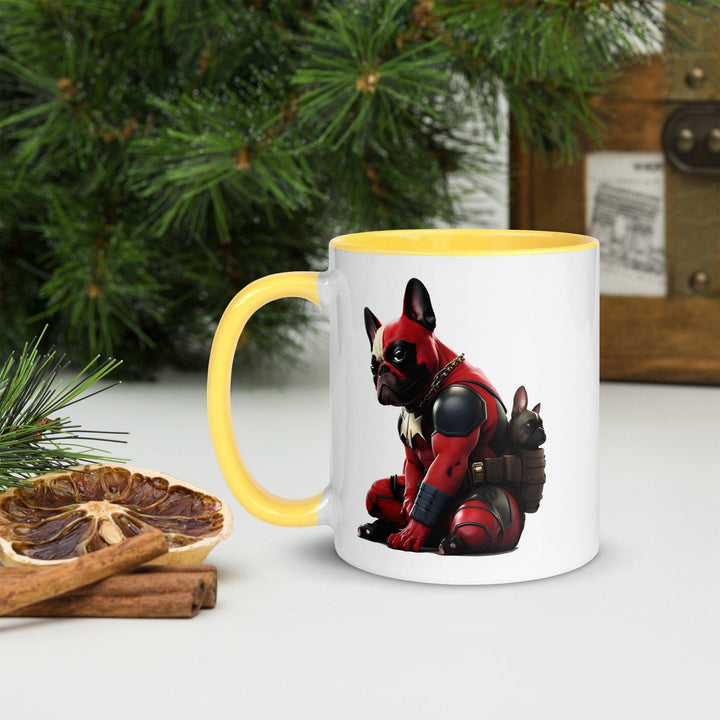 Frenchpool Tasse mit farbiger Innenseite - Bobbis Store Hunde