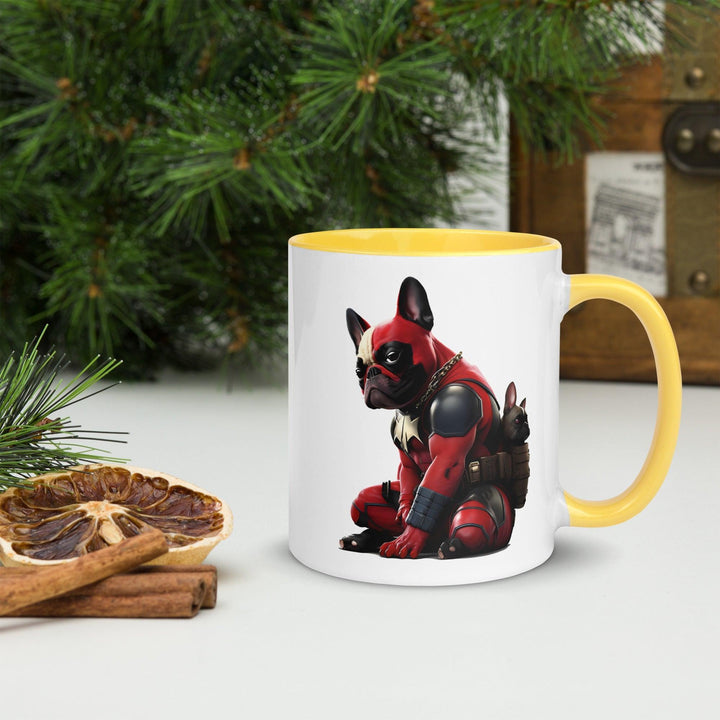 Frenchpool Tasse mit farbiger Innenseite - Bobbis Store Hunde