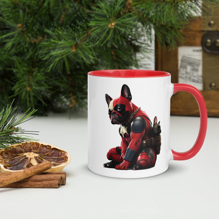 Frenchpool Tasse mit farbiger Innenseite - Bobbis Store Hunde