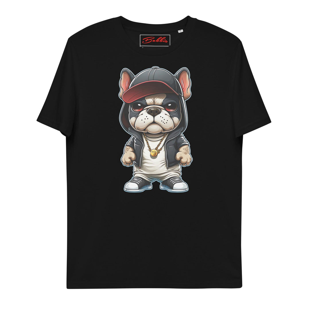 Gangster Dog #6 Unisex-Bio-Baumwoll-T-Shirt - Bobbis Store Hunde