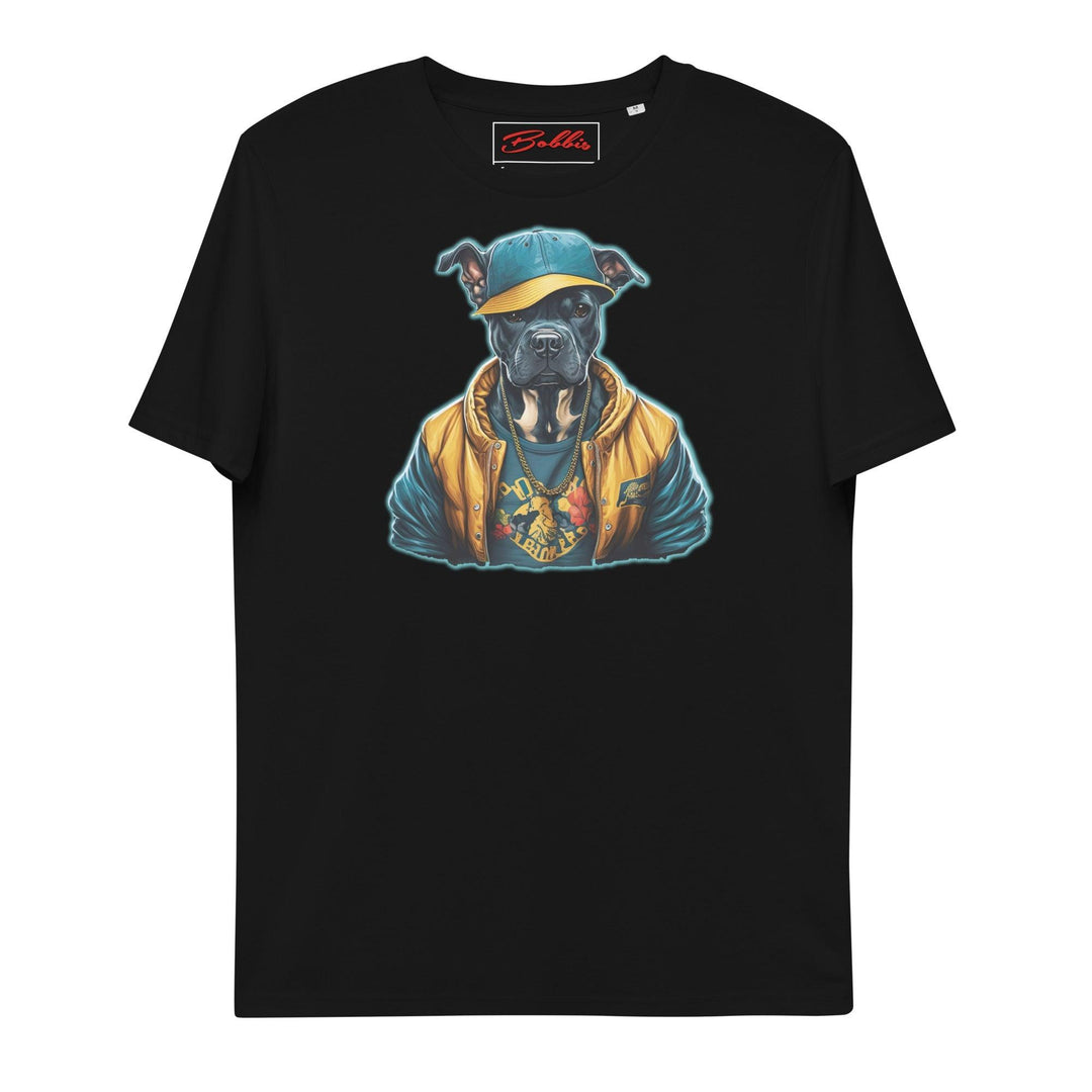 Gangster Dog #8 Unisex-Bio-Baumwoll-T-Shirt - Bobbis Store Hunde