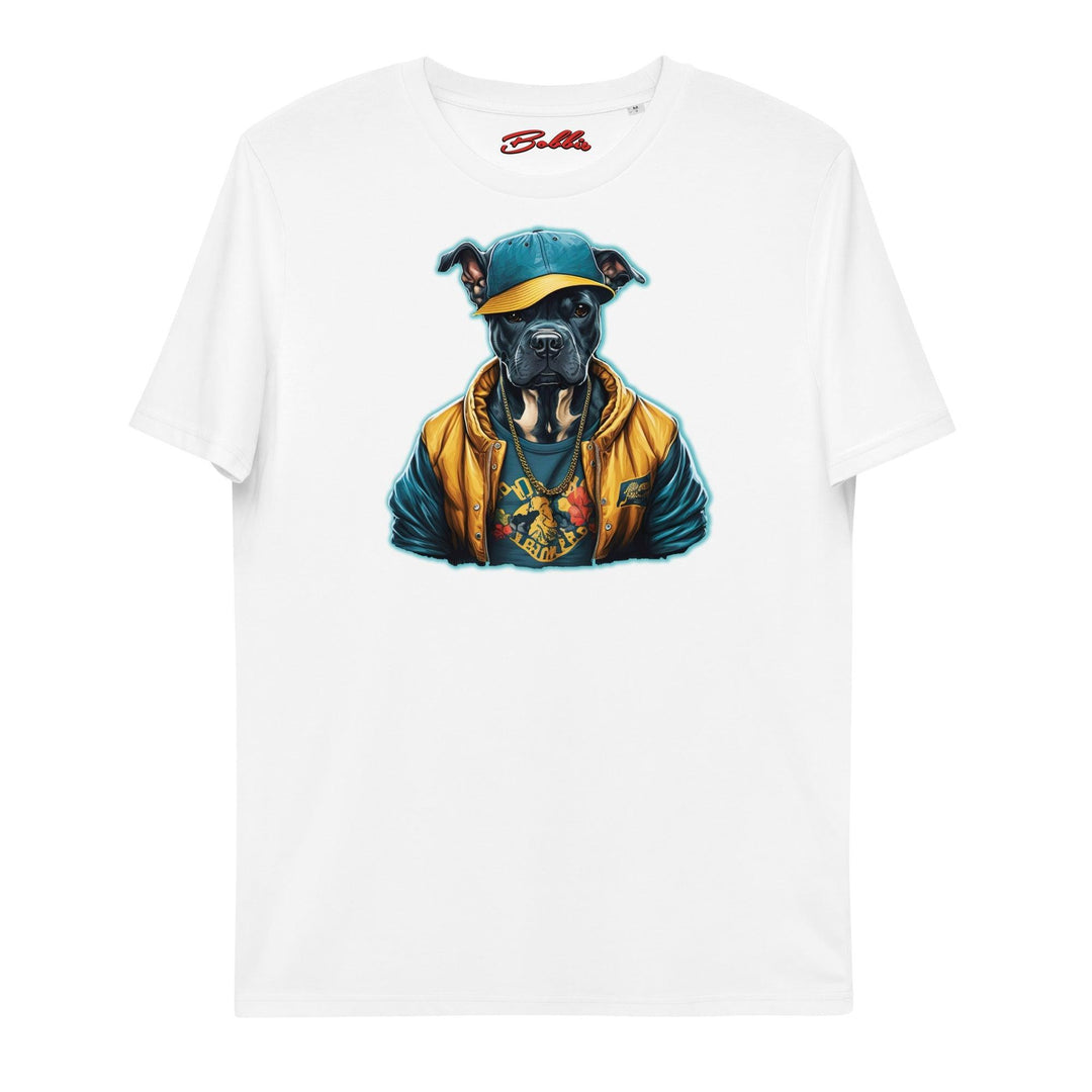 Gangster Dog #8 Unisex-Bio-Baumwoll-T-Shirt - Bobbis Store Hunde