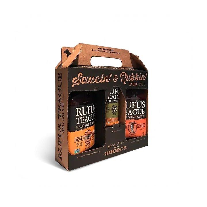 Geschenkset 3er BBQ Sauce + Rub Classic Rufus Teaque - Bobbis Store Hunde