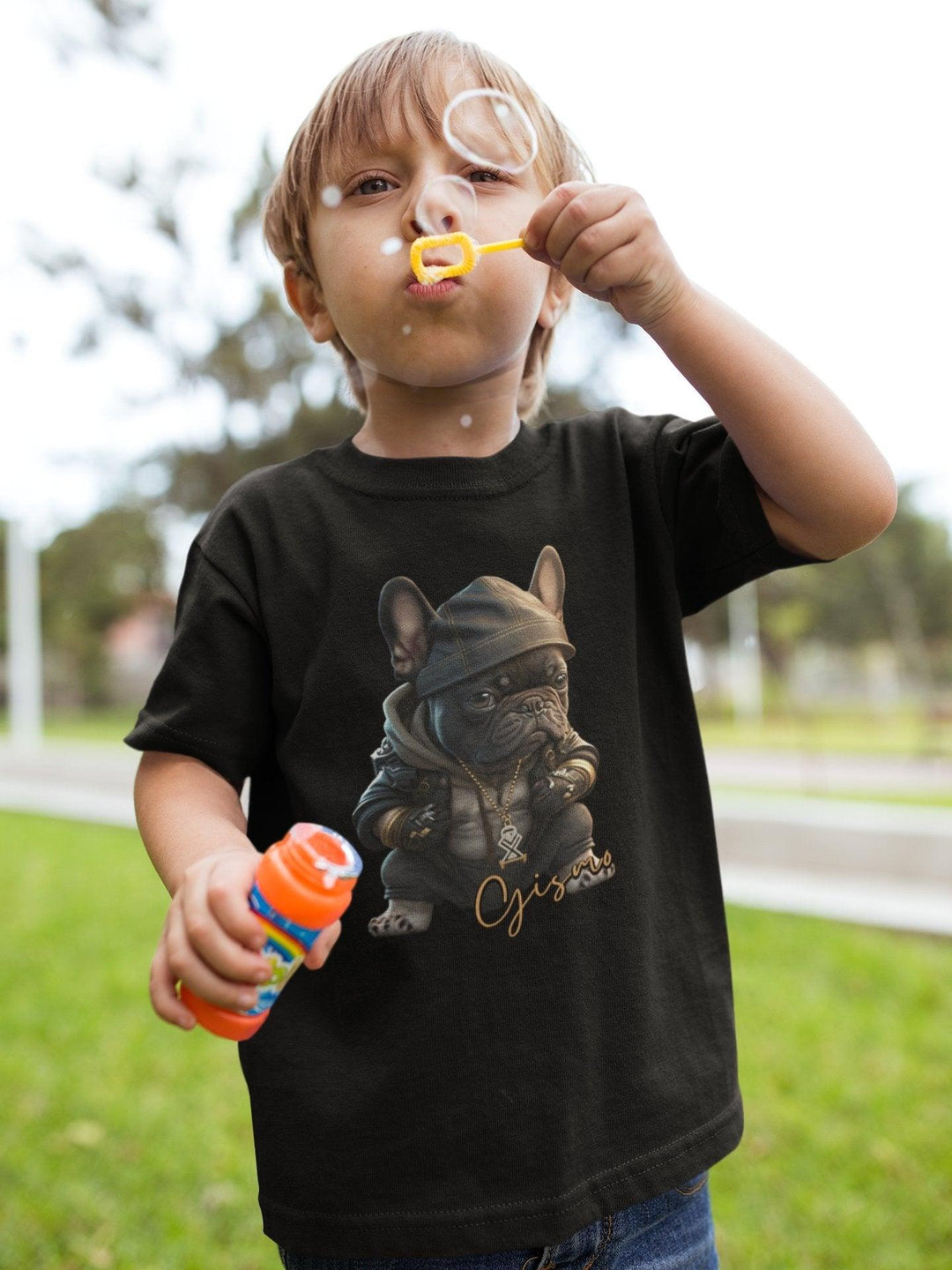 Gismo Bio-Baumwoll-T-Shirt für Kinder - Bobbis Store Hunde