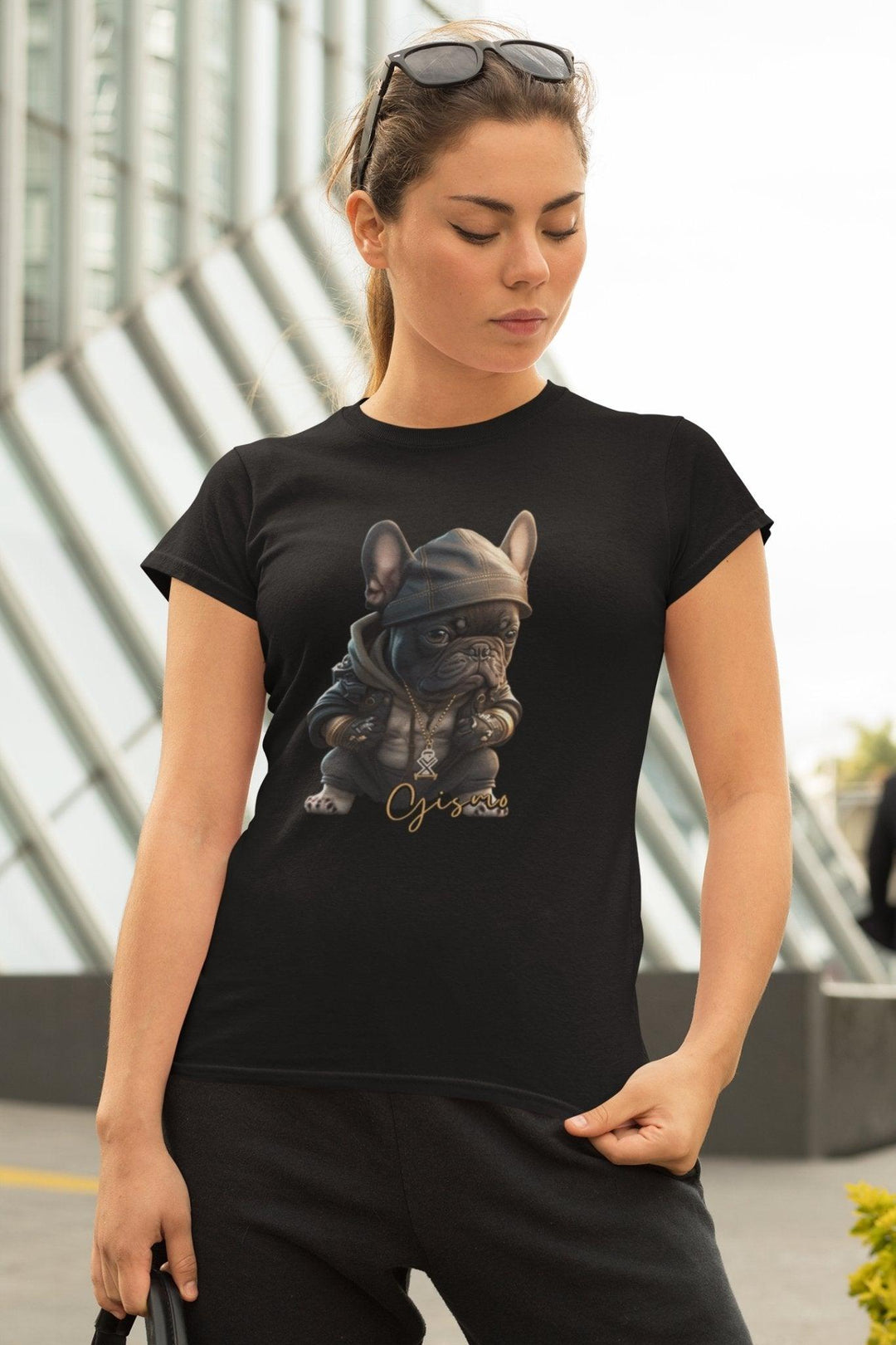 Gismo Lockeres Damen-T-Shirt - Bobbis Store Hunde