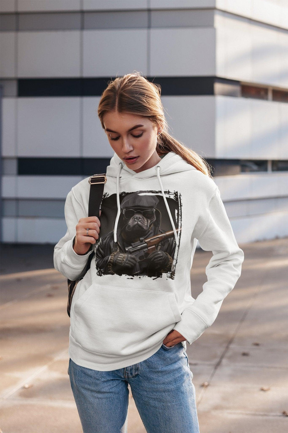 Gun Dog V2 Hochwertiger Öko Kapuzenpullover - Bobbis Store Hunde