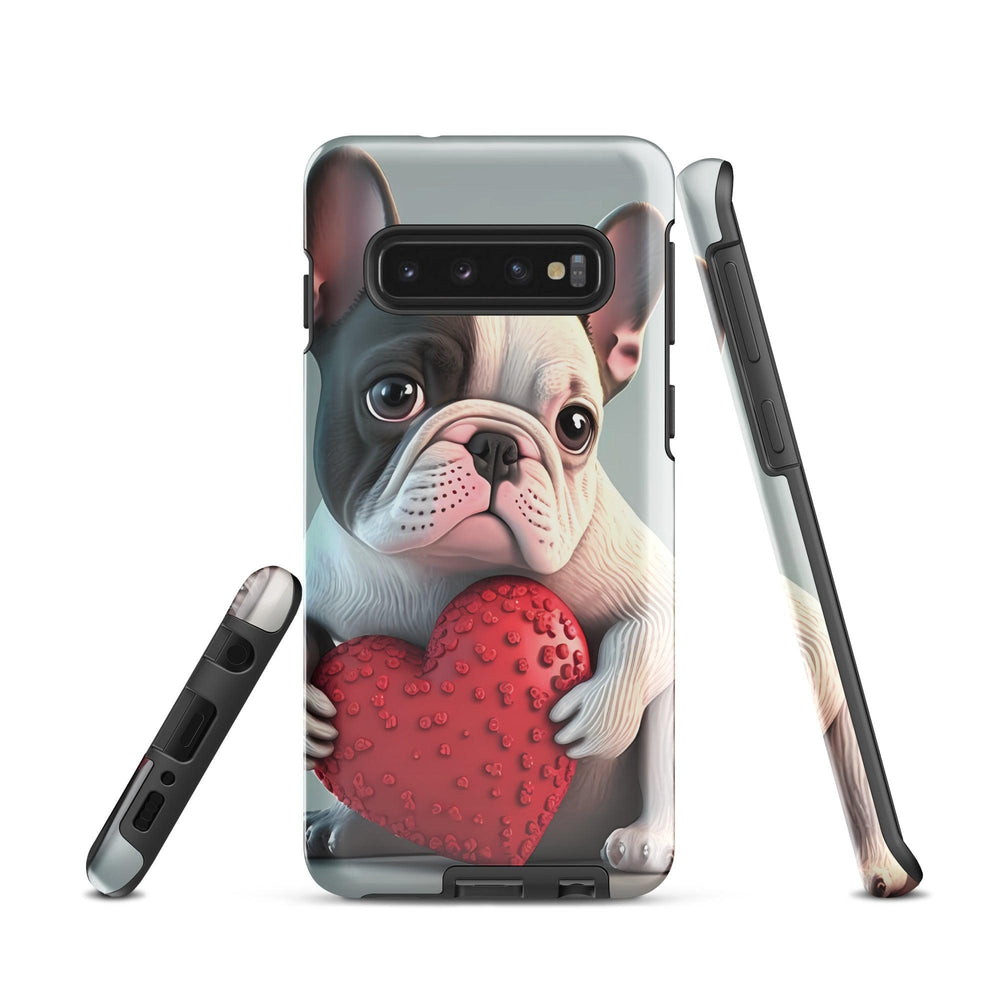 Herz Frenchie Hardcase Samsung®-Hülle - Bobbis Store Hunde