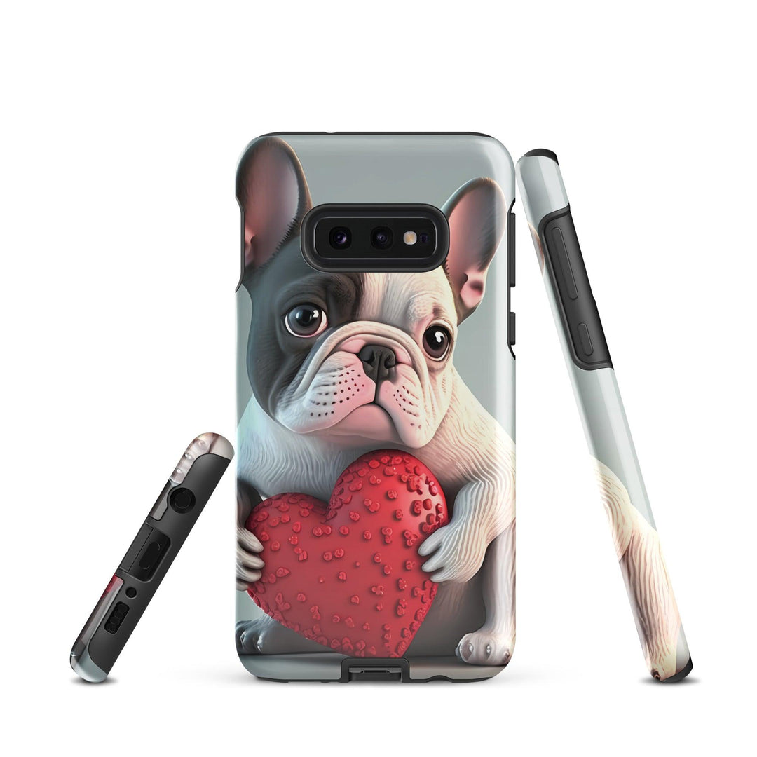 Herz Frenchie Hardcase Samsung®-Hülle - Bobbis Store Hunde