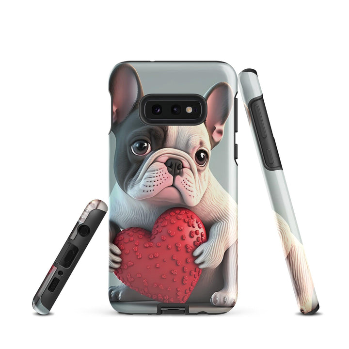 Herz Frenchie Hardcase Samsung®-Hülle - Bobbis Store Hunde