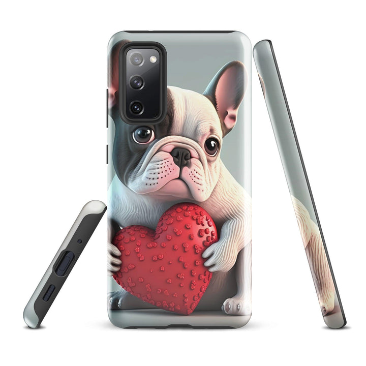 Herz Frenchie Hardcase Samsung®-Hülle - Bobbis Store Hunde