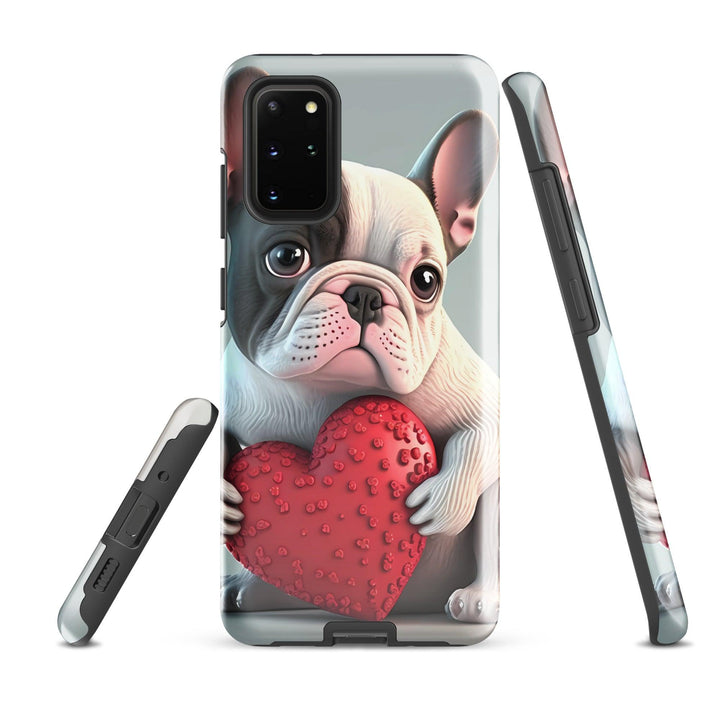 Herz Frenchie Hardcase Samsung®-Hülle - Bobbis Store Hunde