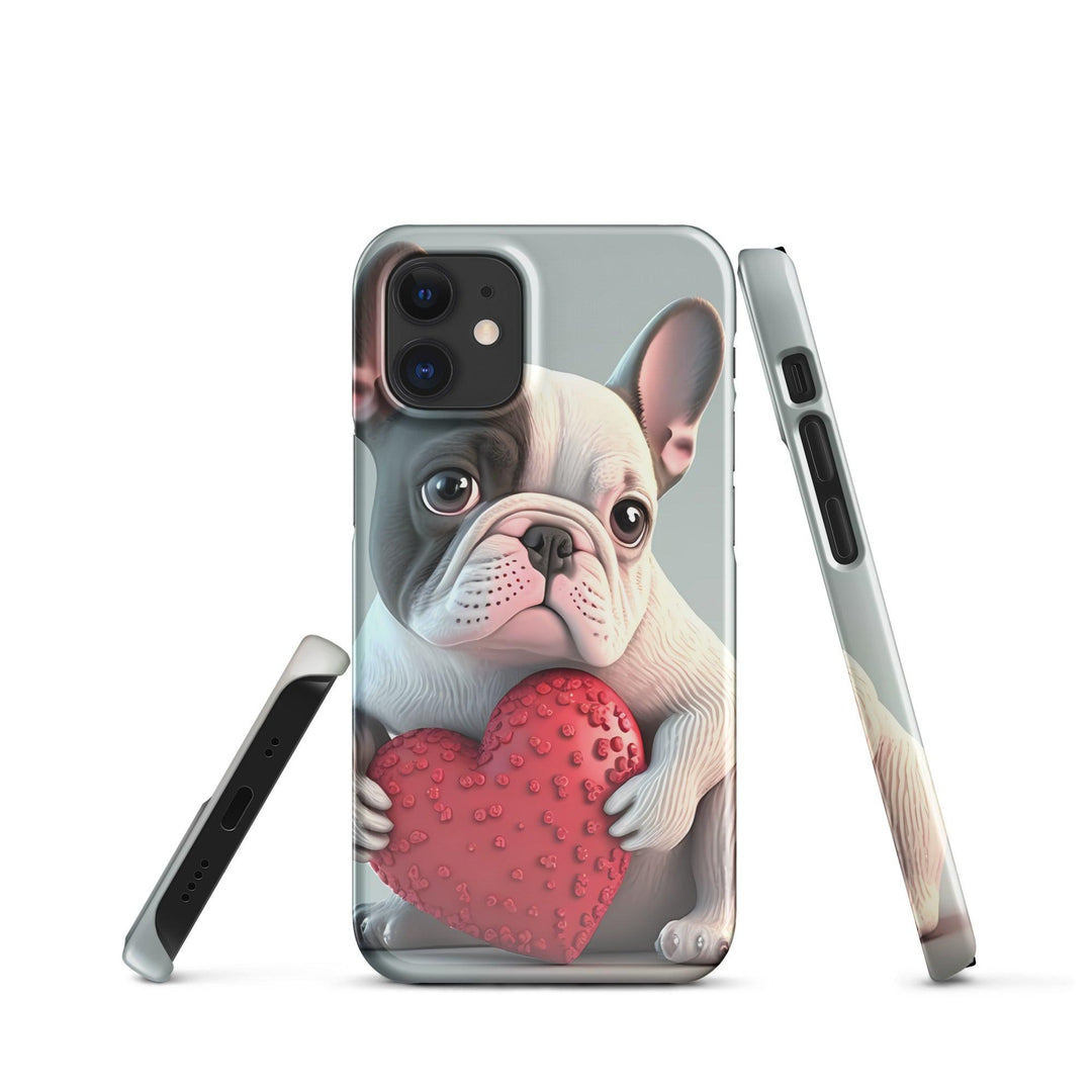 Herz Frenchie Snapcase iPhone®-Hülle - Bobbis Store Hunde