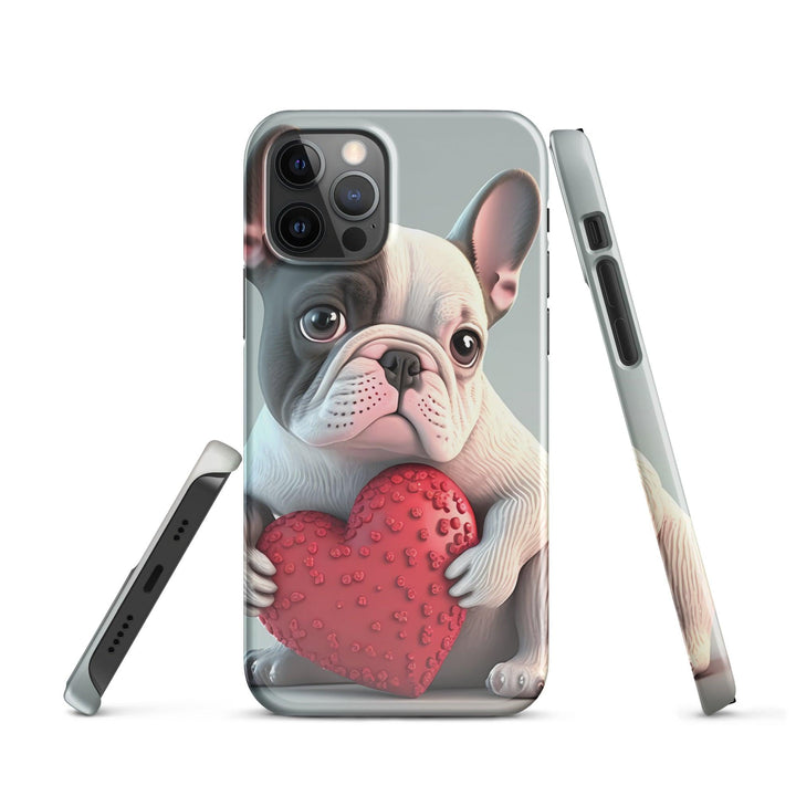 Herz Frenchie Snapcase iPhone®-Hülle - Bobbis Store Hunde