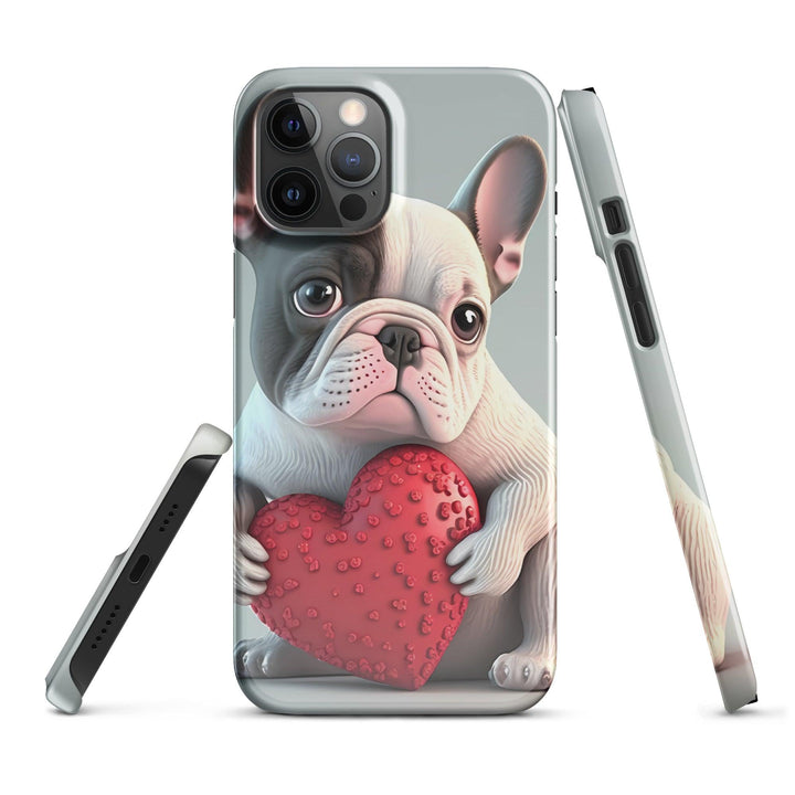 Herz Frenchie Snapcase iPhone®-Hülle - Bobbis Store Hunde