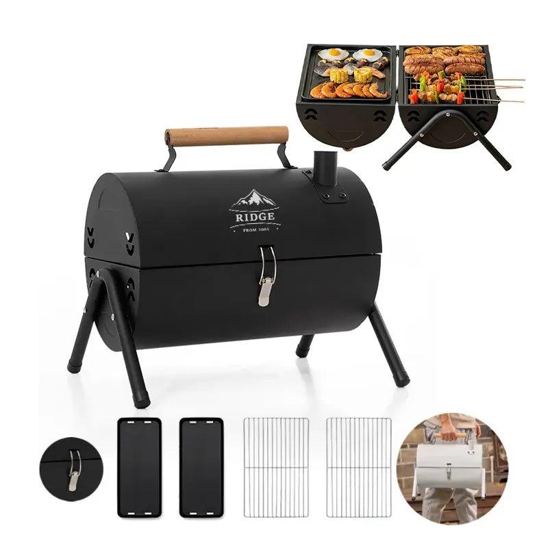 Holzkohlegrill - Reisegrill- Minigrill- Tragbar - Bobbis Store Hunde