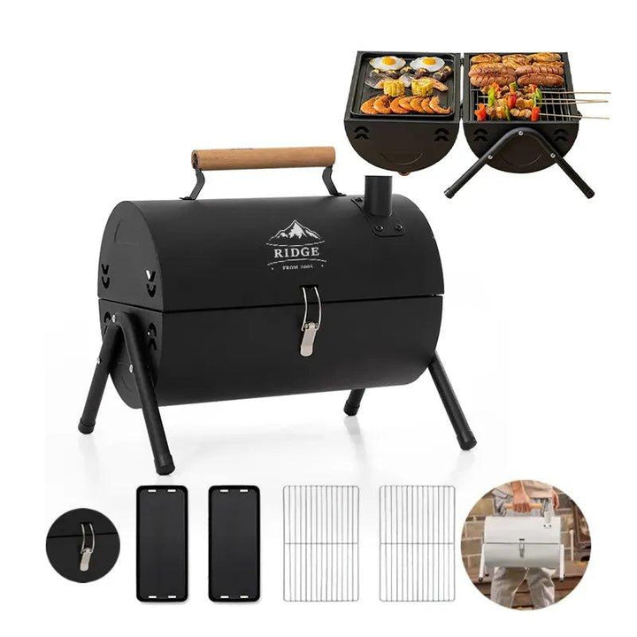 Holzkohlegrill - Reisegrill- Minigrill- Tragbar - Bobbis Store Hunde