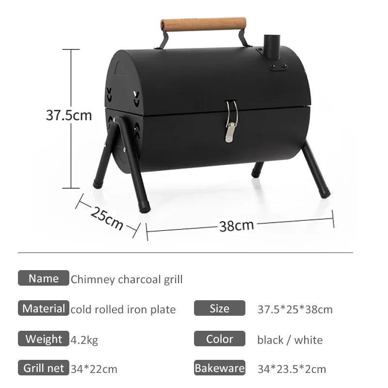 Holzkohlegrill - Reisegrill- Minigrill- Tragbar - Bobbis Store Hunde