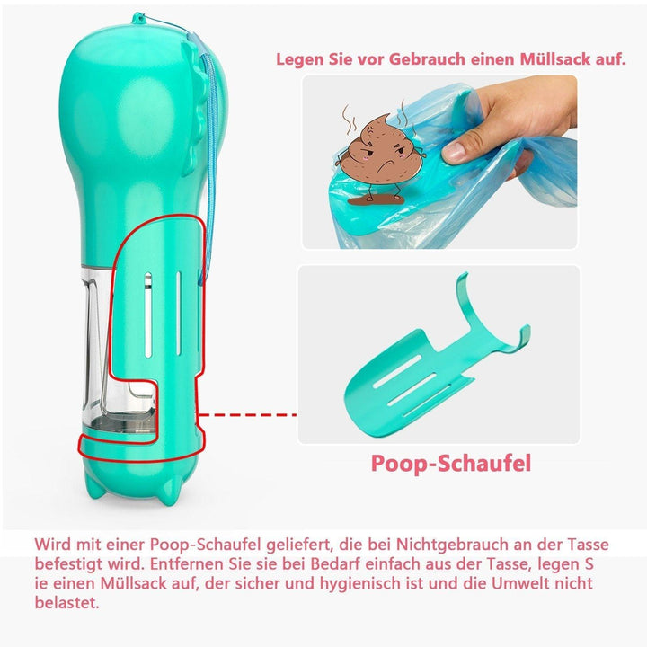 Hunde-Futterspender »Tragbare Haustier Wasserflasche 300ml - Bobbis Store Hunde