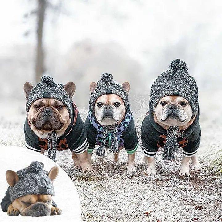 Hunde Strickmütze Größe M - Bobbis Store Hunde