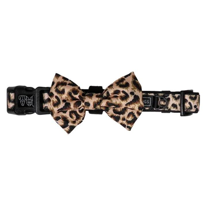 HUNDEHALSBAND UND FLIEGE: Leopard - Bobbis Store Hunde