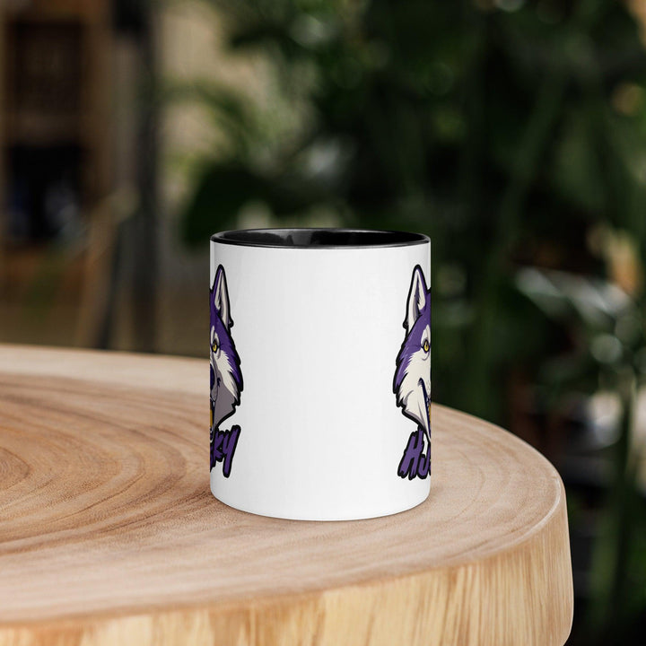 Husky Tasse mit farbiger Innenseite - Bobbis Store Hunde
