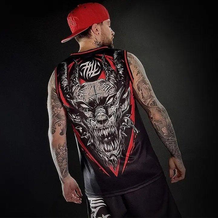 Hyraw Basketball Tank Top - Cerbere - Bobbis Store Hunde