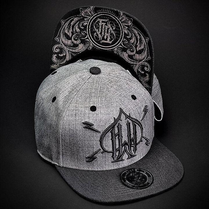 Hyraw Snapback Cap - Ace Grey - Bobbis Store Hunde