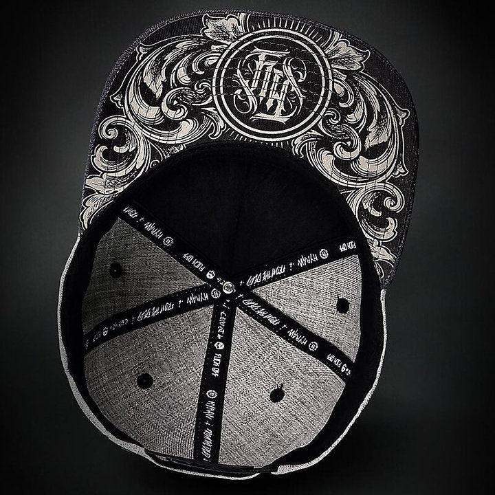 Hyraw Snapback Cap - Ace Grey - Bobbis Store Hunde