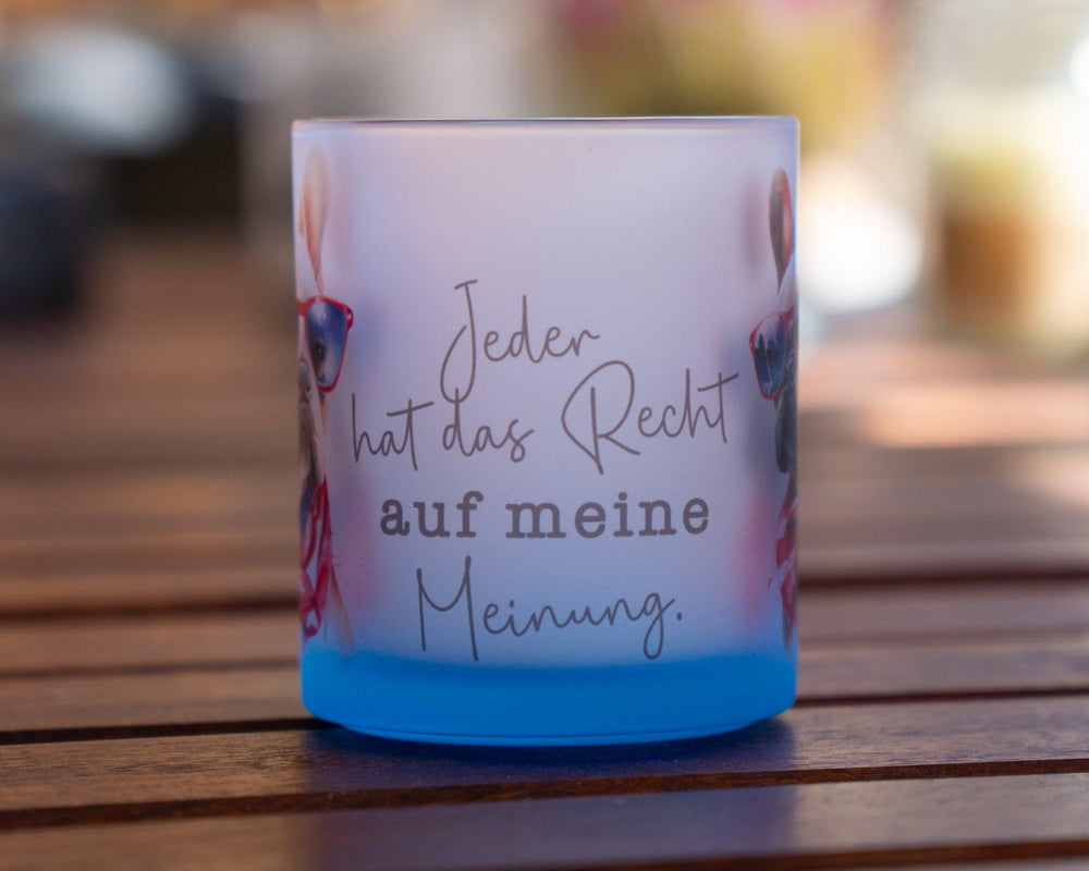 Jeder hat das Recht- Frenchie Tasse - Bobbis Store Hunde