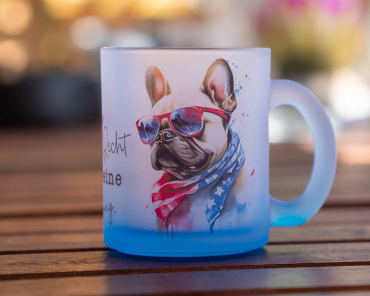 Jeder hat das Recht- Frenchie Tasse - Bobbis Store Hunde