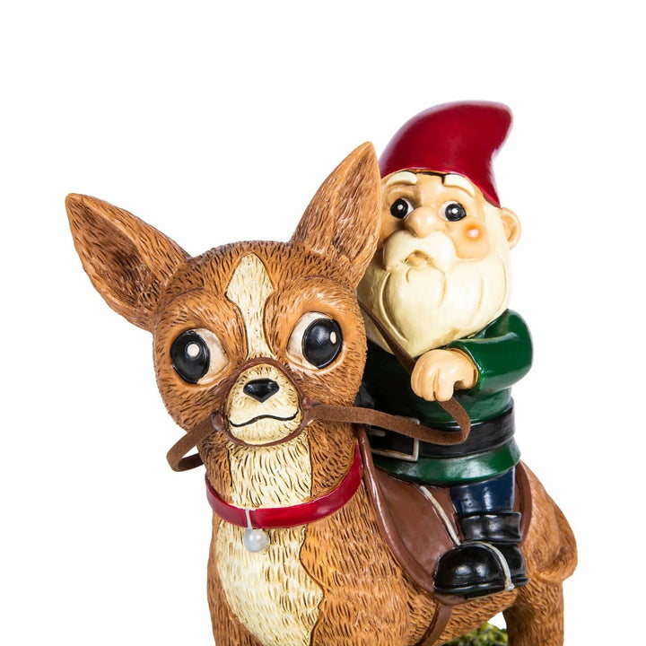 Kwirk Works Gartenzwerg – Chihuahua – 22,9 cm hoch - Bobbis Store Hunde