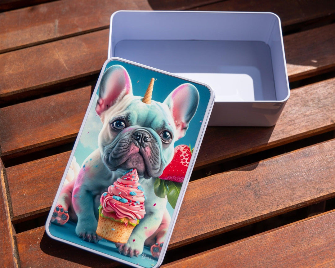 Manchmal hilft ein Törtchen Brotdose / Geschenkdose - Bobbis Store Hunde
