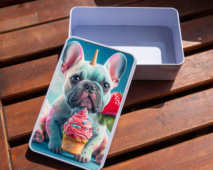 Manchmal hilft ein Törtchen Brotdose / Geschenkdose - Bobbis Store Hunde