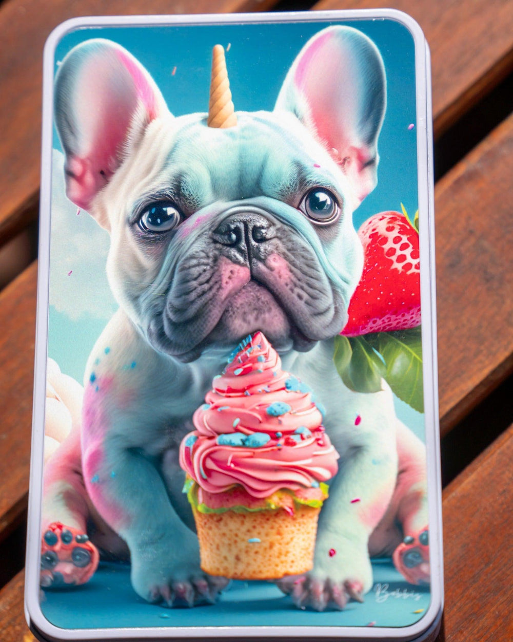 Manchmal hilft ein Törtchen Brotdose / Geschenkdose - Bobbis Store Hunde