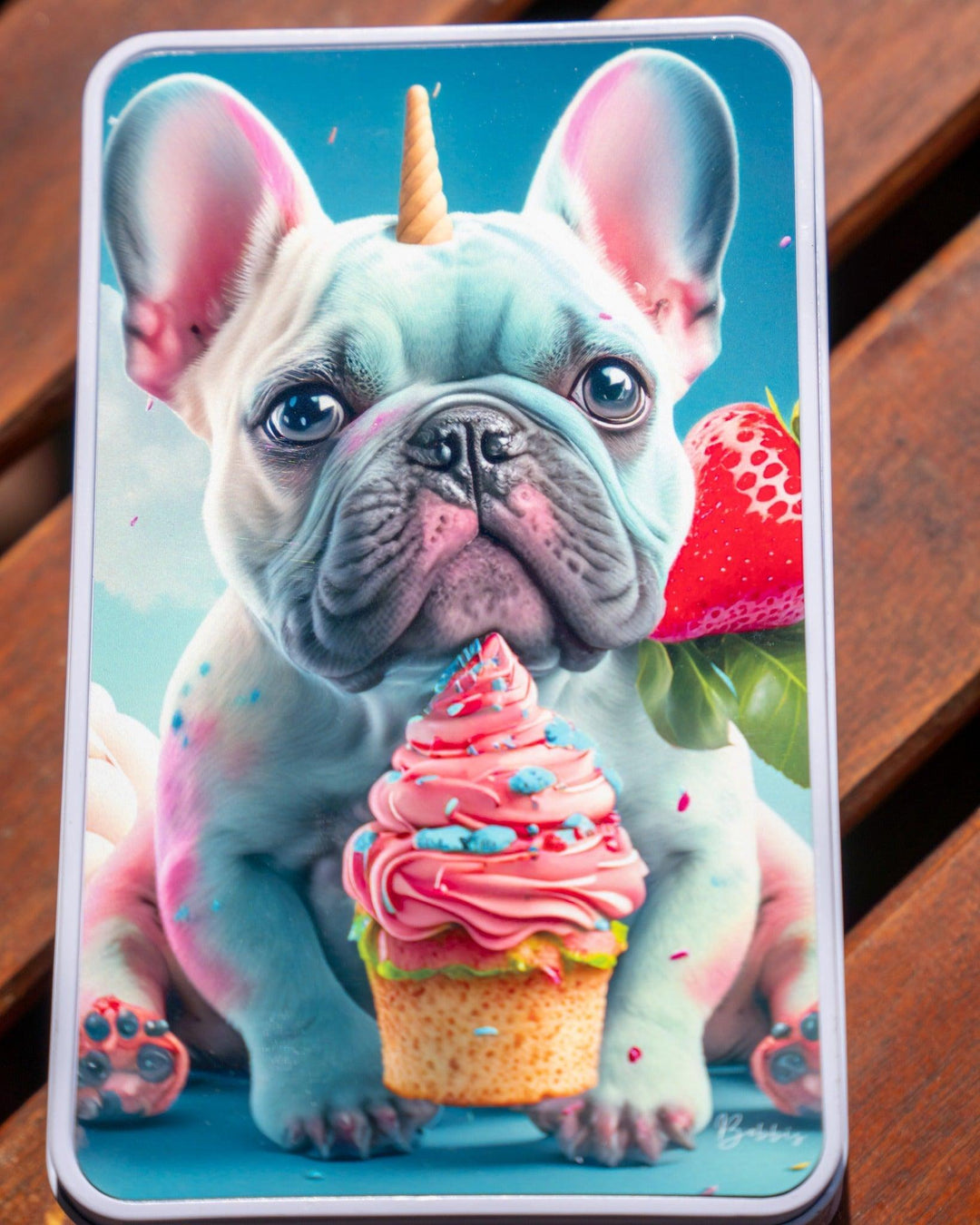 Manchmal hilft ein Törtchen Brotdose / Geschenkdose - Bobbis Store Hunde
