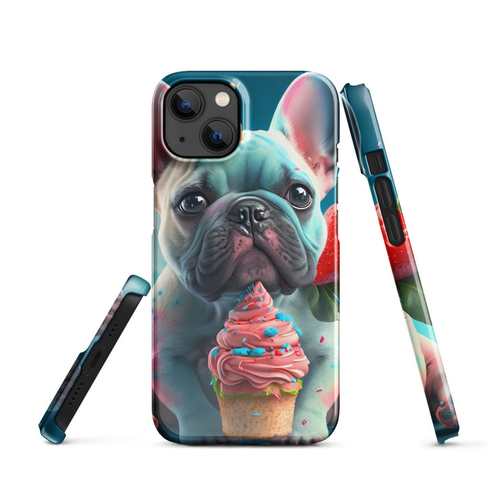 Manchmal hilft ein Törtchen Snapcase iPhone®-Hülle - Bobbis Store Hunde